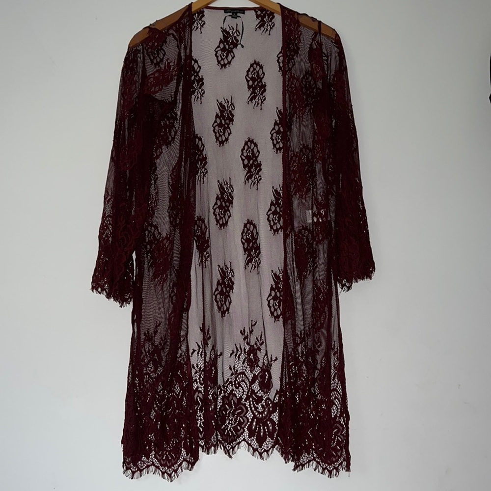 Small Lace cardigan.